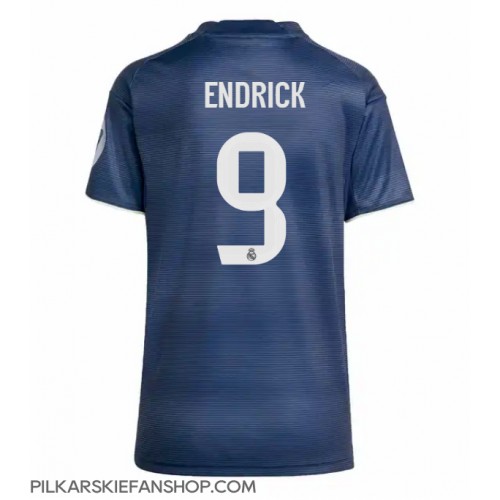 Koszulka piłkarska Real Madrid Endrick #9 Strój wyjazdowy dla kobiety 2025-26 tanio Krótki Rękaw Koszulka piłkarska Real Madrid Endrick #9 Strój wyjazdowy dla kobiety 2025-26 tanio Krótki Rękaw